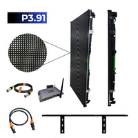 KIT PAINEL P3.91 OUTDOOR 4m x 2m (L x A) + PROCESSADORA TB40 + SUPORTE DE PAREDE