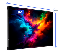 PAINEL DE LED P4 OUTDOOR NATIONSTAR - GABINETE (96X96CM)