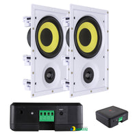 KIT AAT AMPLIFICADOR BTA3 C/ SUB 6 POLEGADAS + 2 CAIXAS DE TETO CI6R PLUS