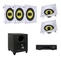 KIT RECEIVER MA510 5.1CH + 3 CAIXAS JBL CI6SA PLUS + 2 CAIXAS JBL CI6S PLUS + SUB CI8P